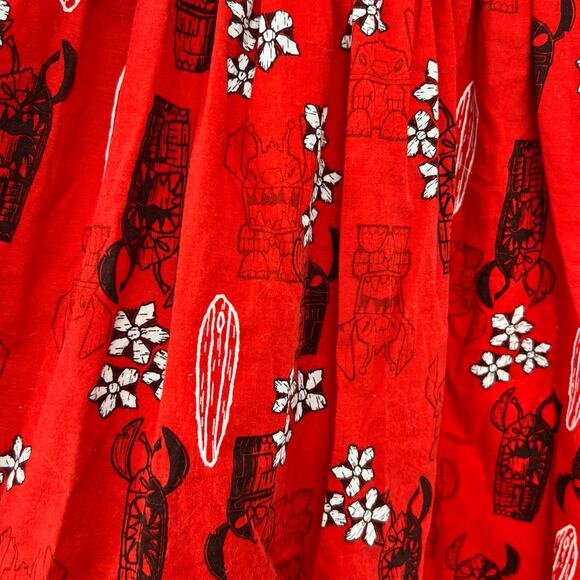 Disney Lilo & Stitch Retro Cut-Out Dress red printed fit and flare size medium - Picture 5 of 10